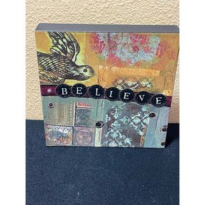 Kelly Rae Roberts Canvas Wall-Hanging Believe Art 2009